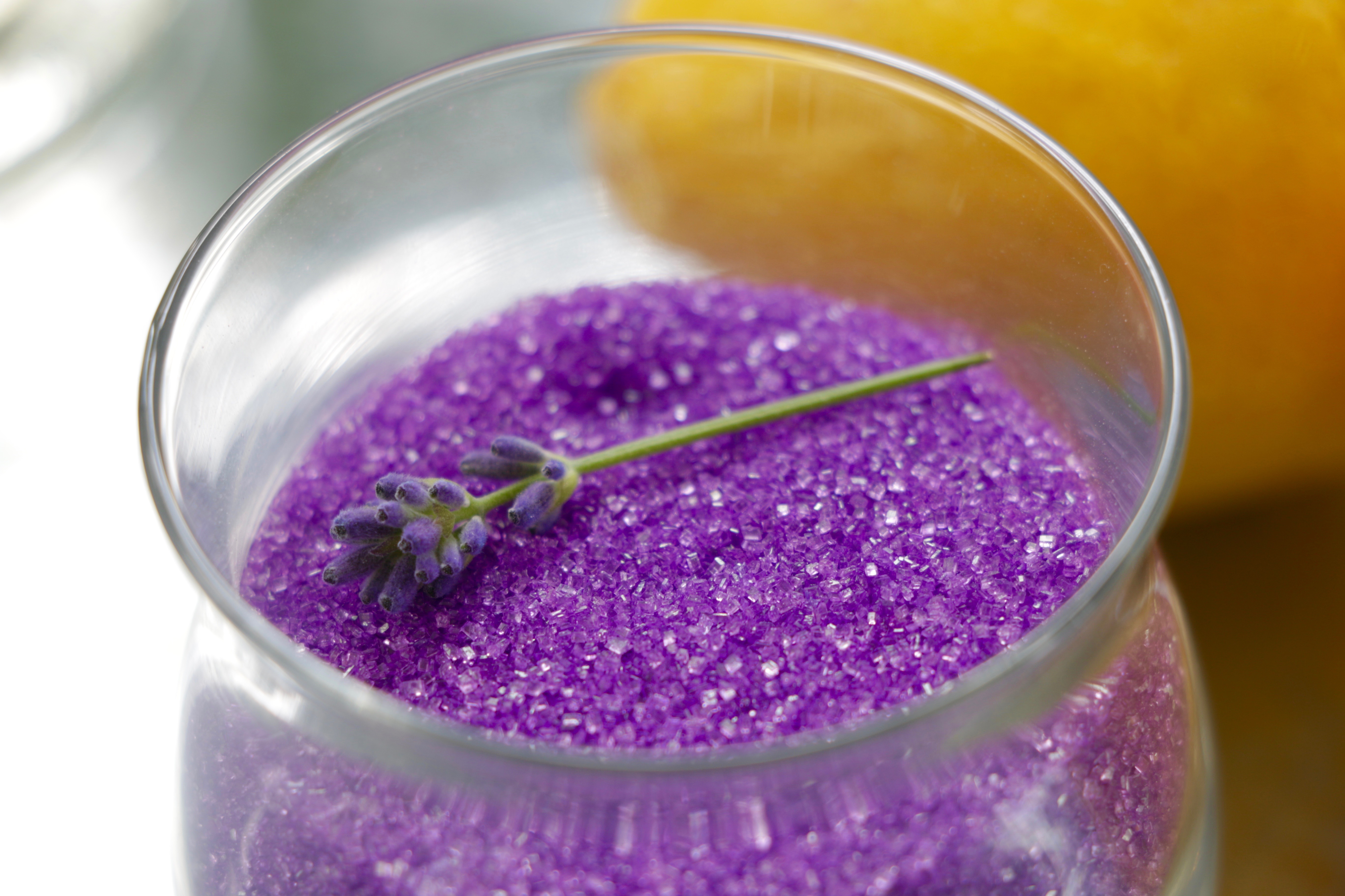 Purple Sanding Sugar For Lavender Martini